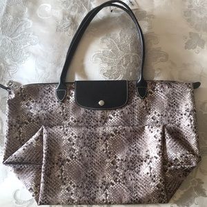 Longchamp large shoulder tote
